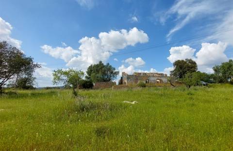 Terreno com ruina para restaurar e ampliar