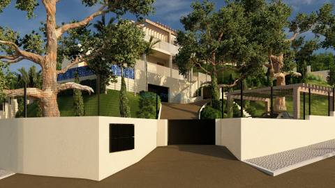 Moradia 5 suites, com piscina e chão radiante