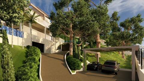 Moradia 5 suites, com piscina e chão radiante