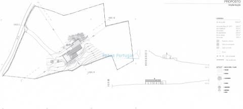 Terreno com projeto aprovado para moradia T3, magnifica vista mar