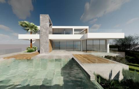 Vista Mar Deslumbrante | Terreno com Projeto Aprovado para Moradia de Luxo