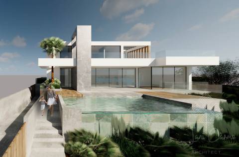 Vista Mar Deslumbrante | Terreno com Projeto Aprovado para Moradia de Luxo