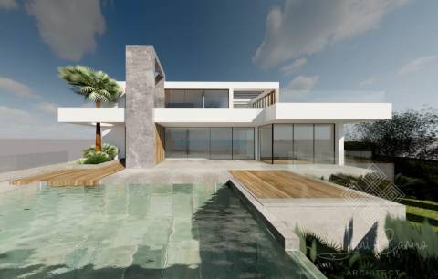 Vista Mar Deslumbrante | Terreno com Projeto Aprovado para Moradia de Luxo