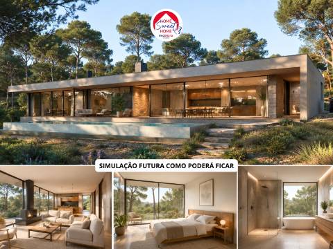 2 Palheiros com terreno e projecto modernizado numa zona paradisiaca