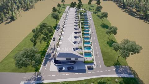 Terreno com projecto aprovado para construção de condomínio de luxo.