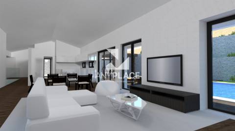 Quinta para construção de moradia de Luxo com projecto aprovado.