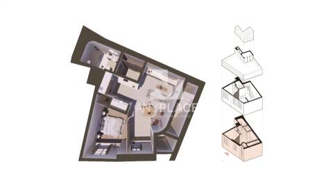Oportunidade única no coração histórico de Loulé, prédio com projeto para dois apartamentos T1.