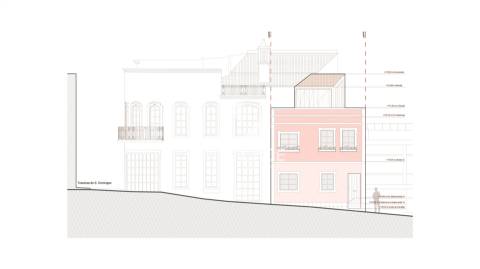 Oportunidade única no coração histórico de Loulé, prédio com projeto para dois apartamentos T1.