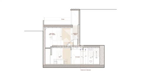 Oportunidade única no coração histórico de Loulé, prédio com projeto para dois apartamentos T1.
