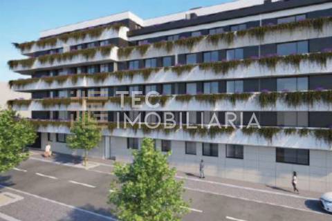 Apartamento T2 em construção, com terraço e lugar de garagem em Matosinhos.