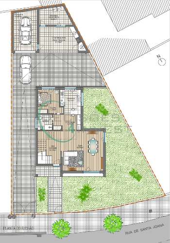 Terreno para construção com projeto aprovado _ Urbanização dos Mélias, Santa Joana