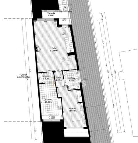 Apartamento T3 Duplex, Em Construção, Alfena