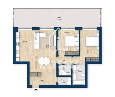 Apartamento T2 Venda em Canidelo,Vila Nova de Gaia