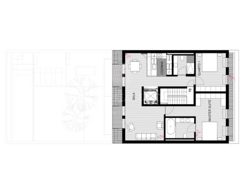 Apartamento T2 na Lapa com vista rio