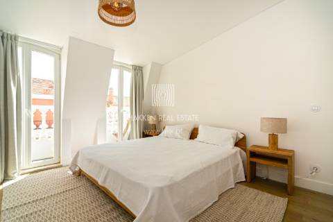 Apartamento T2 na Lapa com vista rio