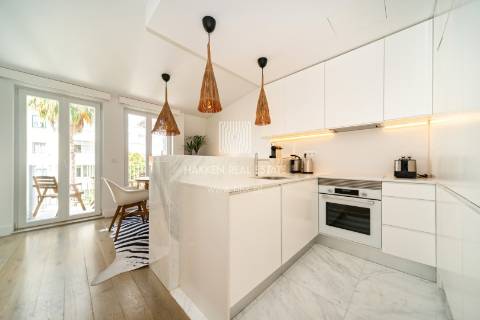 Apartamento T2 na Lapa com vista rio