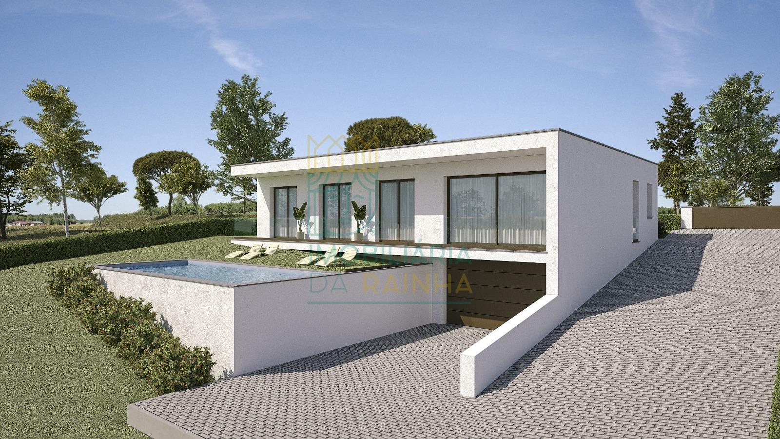 Moradia Moderna com Piscina e Garagem – Tranquilidade e Perto da Praia