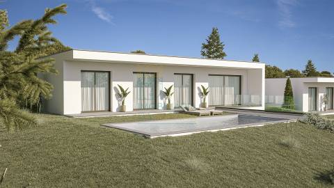 Moradia Moderna com Piscina e Garagem – Tranquilidade e Perto da Praia