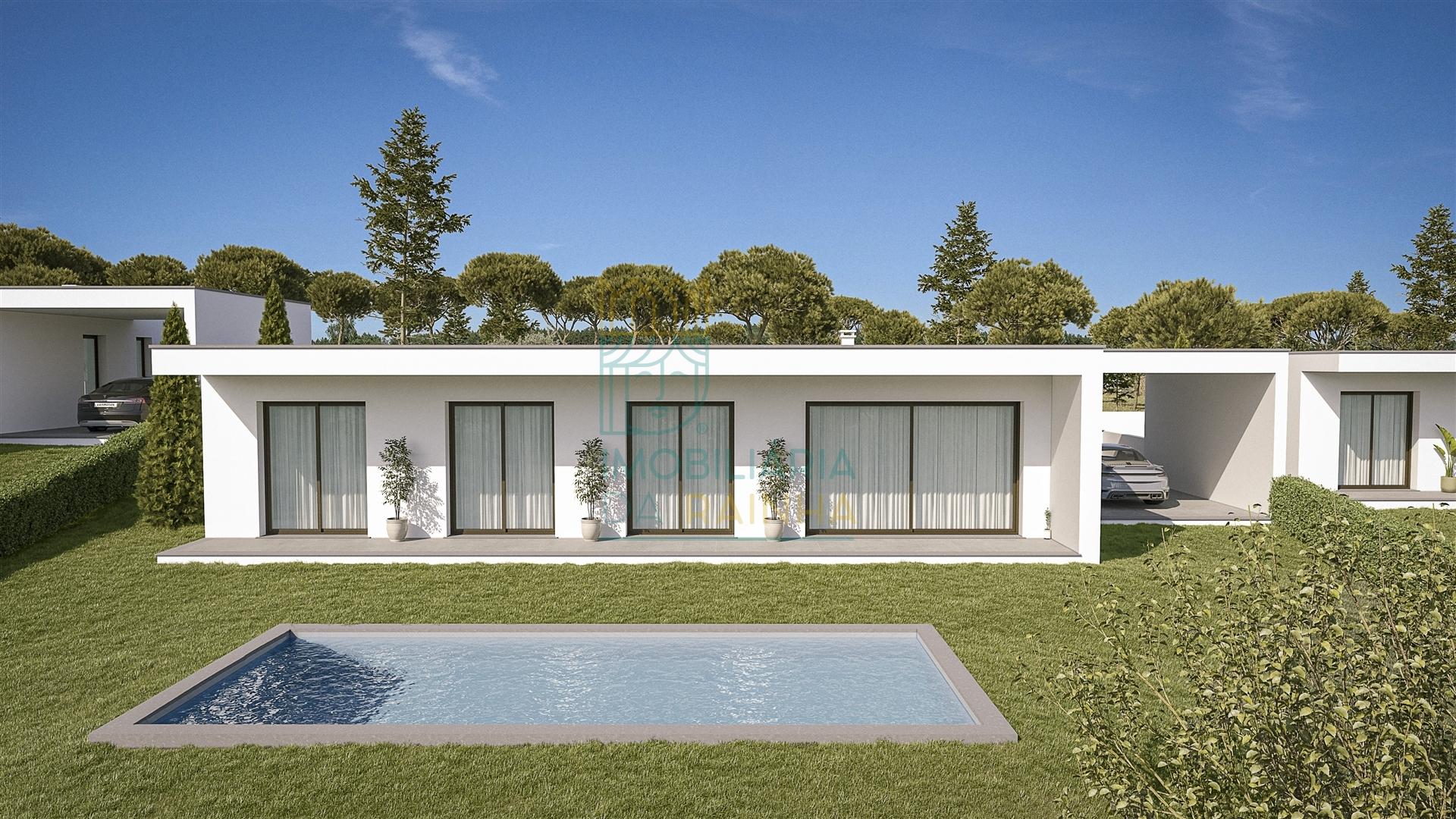 Moradia Moderna com Piscina – Tranquilidade e Perto da Praia