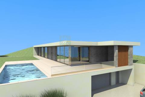 Terreno com vista sobre o campo em Salir de Matos