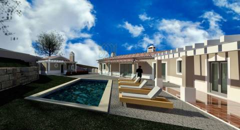 Moradia Térrea T3 com Piscina e Garagem | Lote 1.200 m² | Próxima de Caldas da Rainha