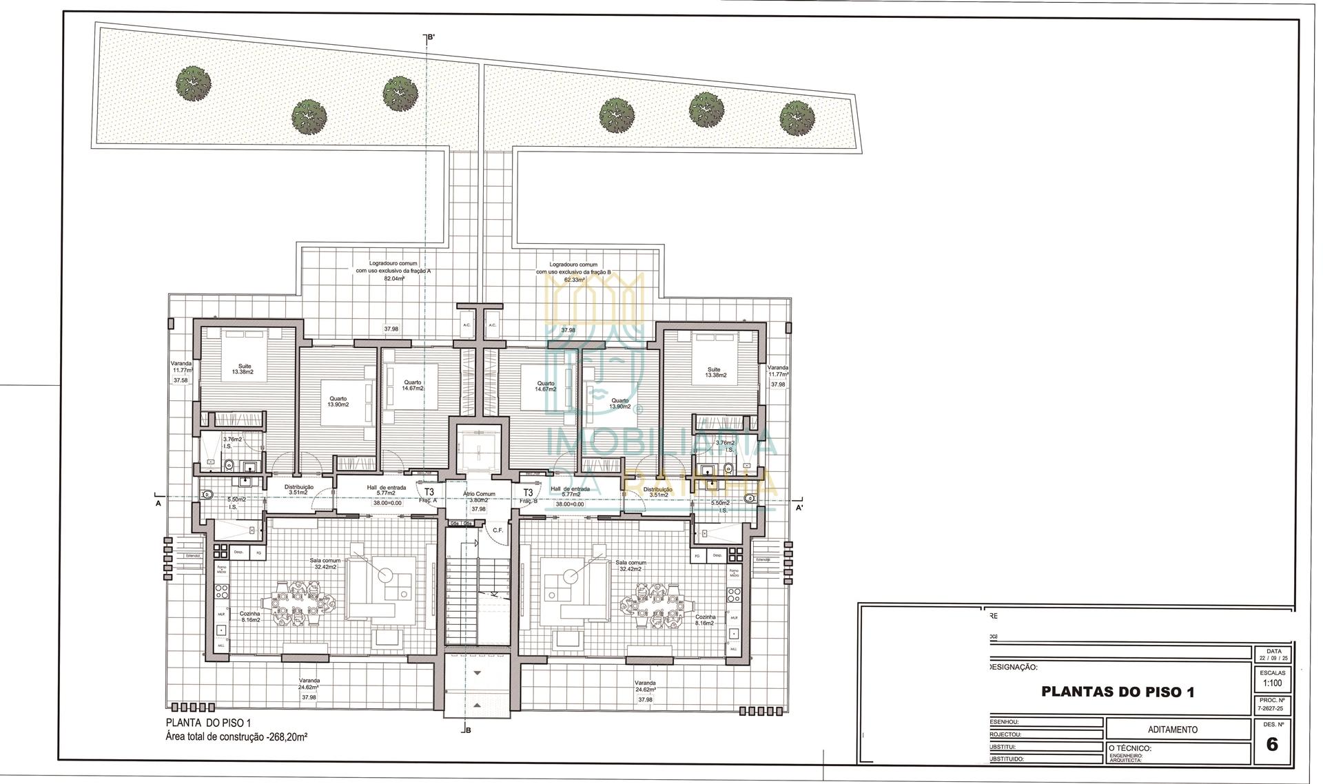 Apartamento T3 Novo com Garagem – Centro de Caldas da Rainha