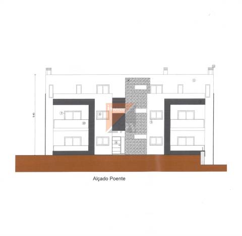 Terreno com projeto para 5+5 apartamentos
