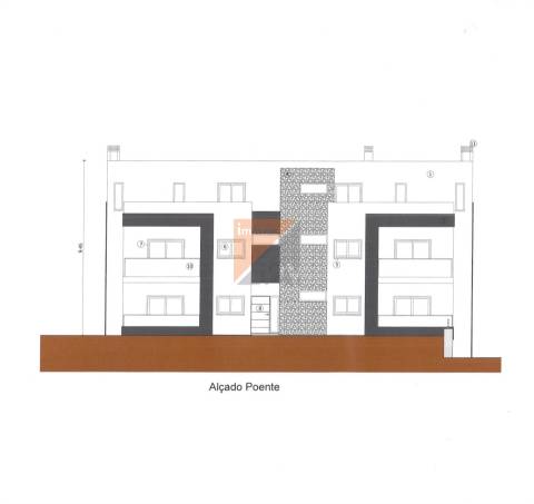 Terreno com projeto para 5+5 apartamentos