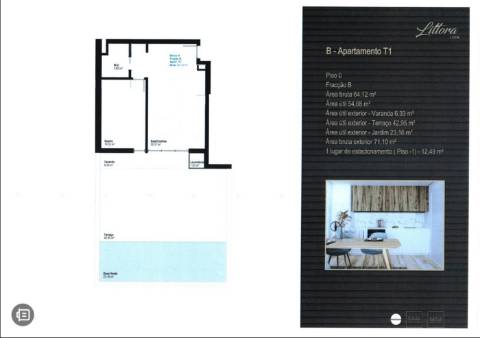 Apartamento T1 Venda em Esgueira,Aveiro