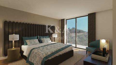 Apartamento com vistas de rio e mar