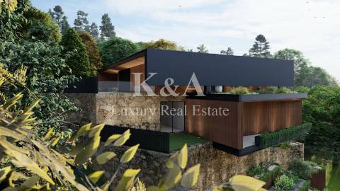 Terreno com projeto para moradia de luxo com vistas para o Rio Douro