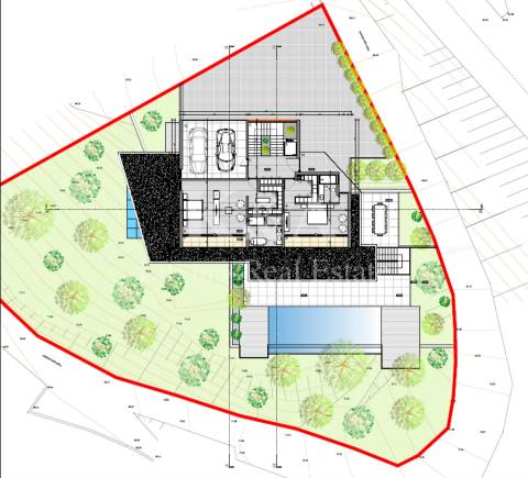 Terreno com projeto para moradia de luxo com vistas para o Rio Douro