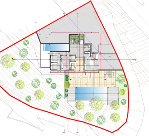 Terreno com projeto para moradia de luxo com vistas para o Rio Douro
