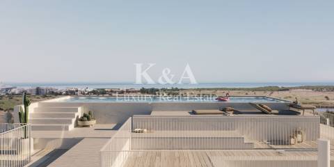 Penthouse  T4 com piscina privada no rooftop em Vilamoura