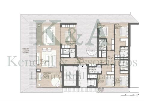 Penthouse  T4 com piscina privada no rooftop em Vilamoura