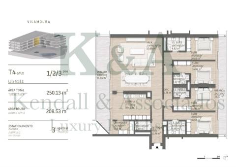 Apartamento T4 em novo condomínio privado em Vilamoura