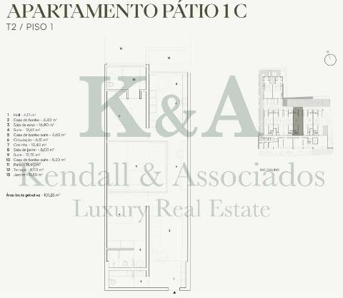 Apartamento T2 em Novo Condomínio