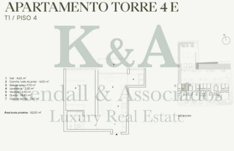 Apartamento T1 em Novo Condomínio