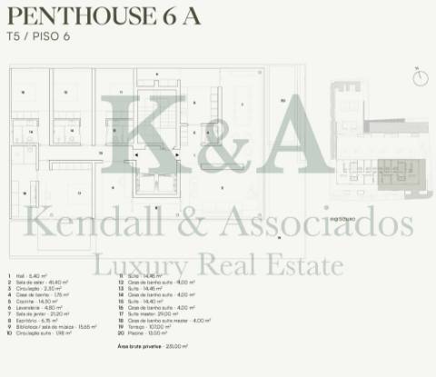 Penthouse com terraço e piscina, em novo condomínio fechado.