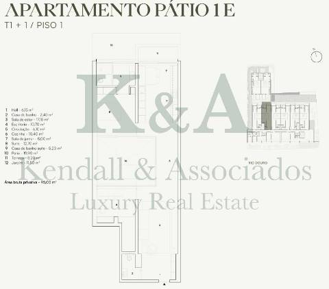 Apartamento T1+1 em Novo Condomínio