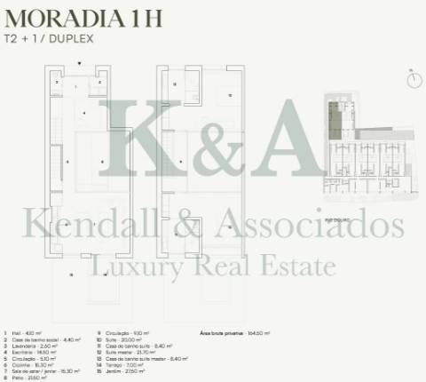 Apartamento T2+1 duplex com jardim em Novo Condomínio