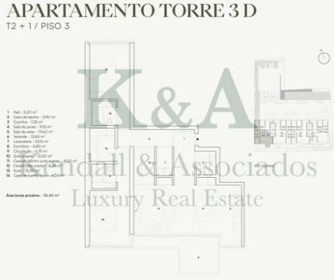Apartamento T2+1 em Novo Condomínio