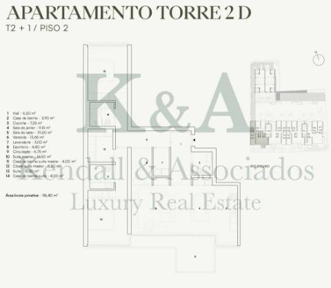 Apartamento T2+1 em Novo Condomínio