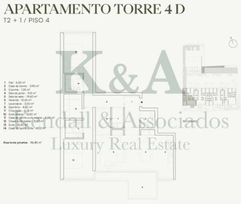 Apartamento T2+1 em Novo Condomínio