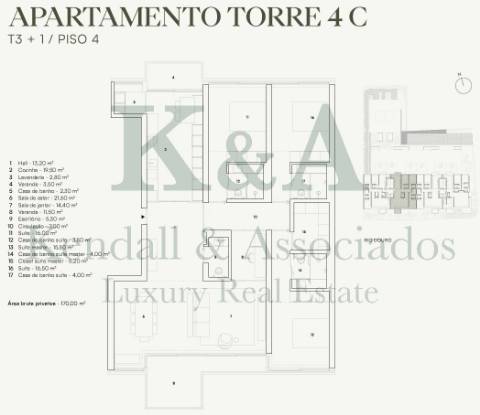 Apartamento T3+1 em Novo Condomínio