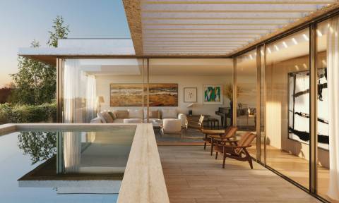 Cobertura T4, na Foz,  com vistas  e piscina privativa.