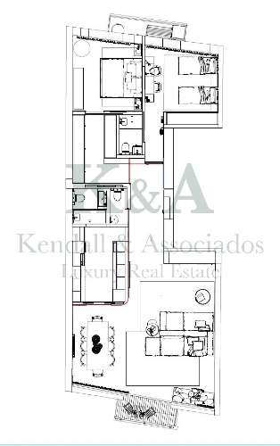Apartamento T2 em primeira linha de mar na Foz