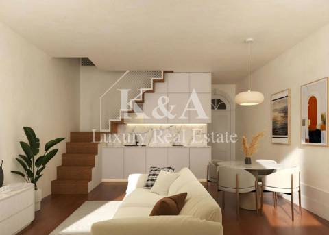 Apartamento T1 Duplex em novo edifício, na Baixa do Porto
