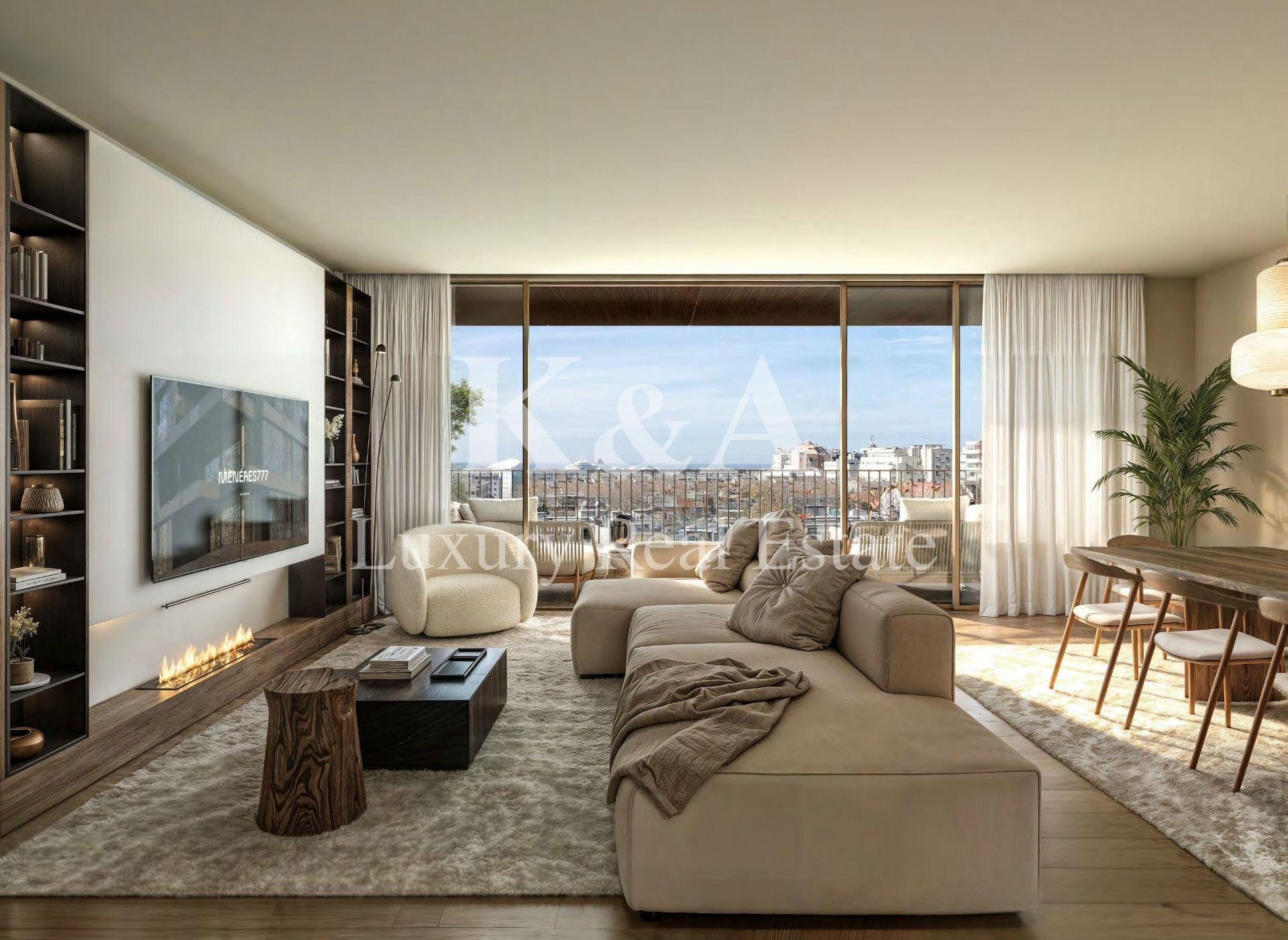 Apartamento T4 com varanda em Matosinhos Sul