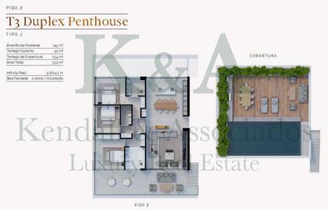 Apartamento T3 Duplex Penthouse em condomínio privado de luxo, Vilamoura